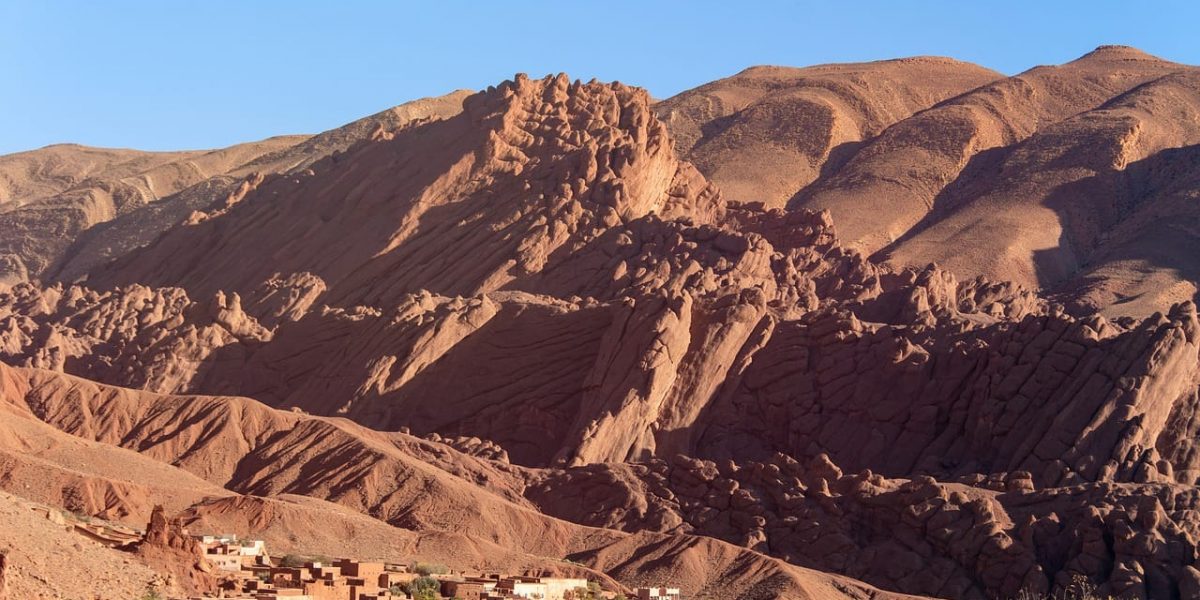 morocco, africa, dades, monkey paw mountains, monkey, finger, canyon, mountains, hills, landscape, nature, houses, town, tamellalt, morocco, morocco, dades, dades, dades, dades, dades, canyon