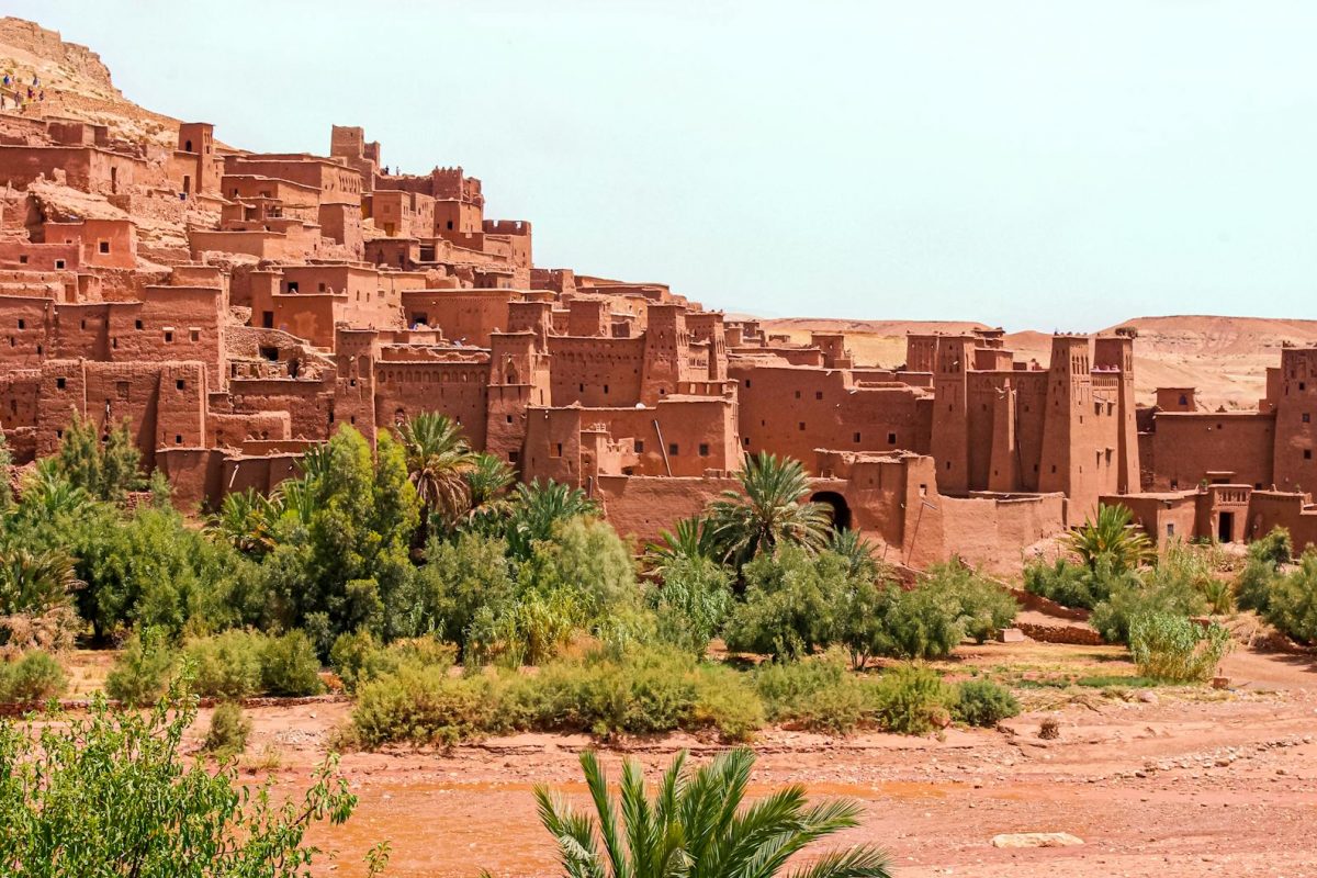 Explore the historic Ait Benhaddou, a UNESCO World Heritage Site in Morocco's desert.